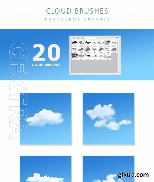 GraphicRiver - Cloud Brushes 16730842