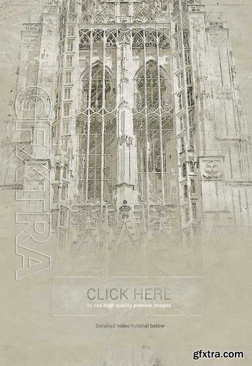 GraphicRiver - Da Vinci Hand Drawn Sketch Photoshop Action 16753868