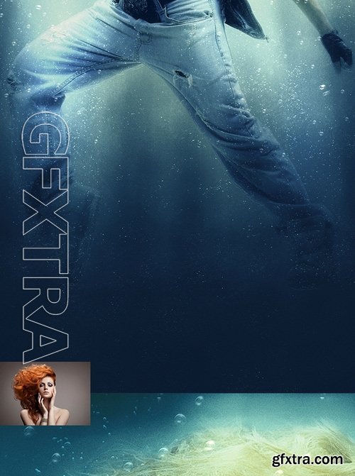 GraphicRiver - Underwater Photoshop Action 16684767