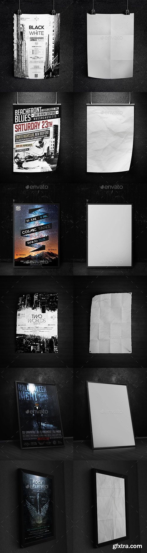 GraphicRiver - Dark Poster Mock-Up 13495004