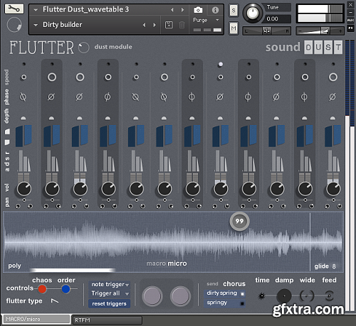 sound DUST Flutter Dust Module KONTAKT-SYNTHiC4TE