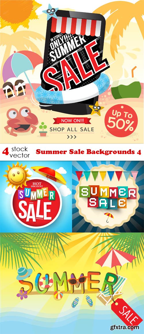 Vectors - Summer Sale Backgrounds 4