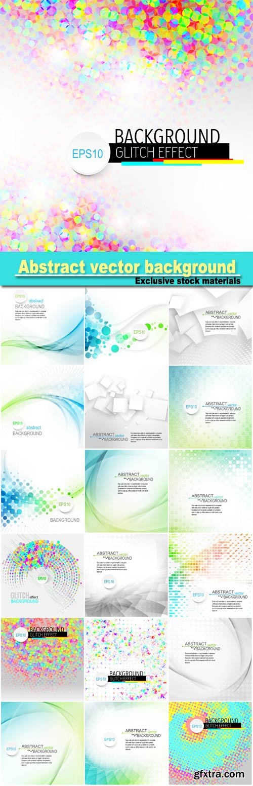 Abstract vector background, backgrounds with glare