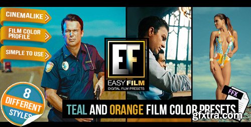 Videohive - Easy Film - Professional Footage Color Presets - 16439028