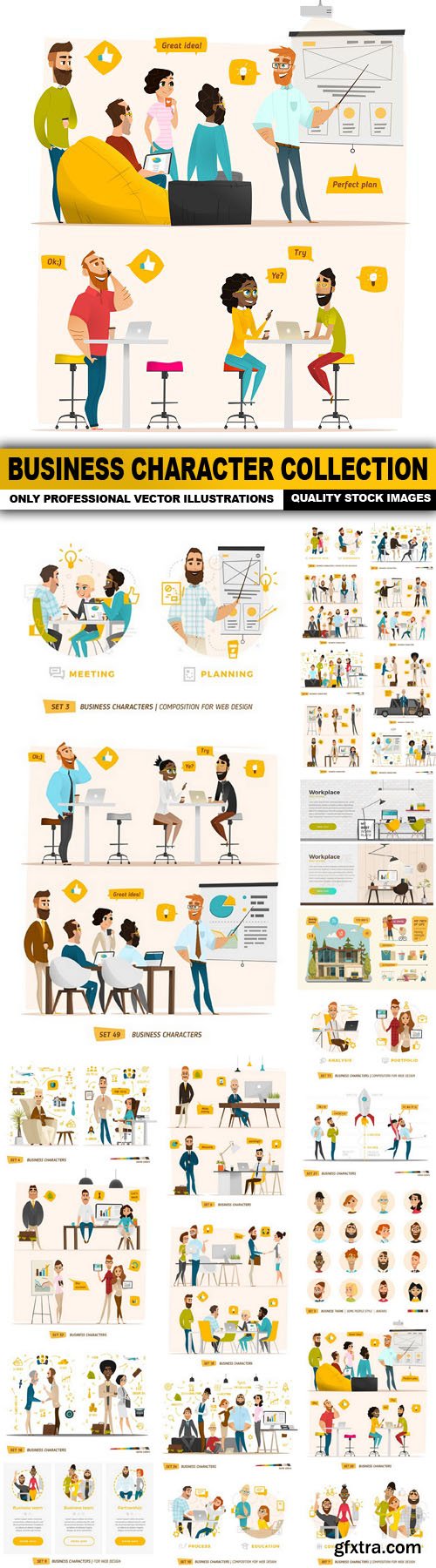 Business Character Collection - 25 Vector