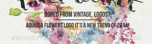 Graphicriver - Trendy Vintage Floral Labels Toolkit 8327198