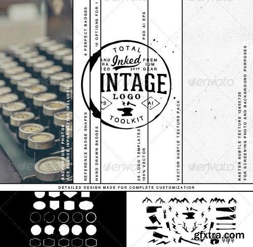 Graphicriver - Total Inked Vintage Logo Toolkit 8588658