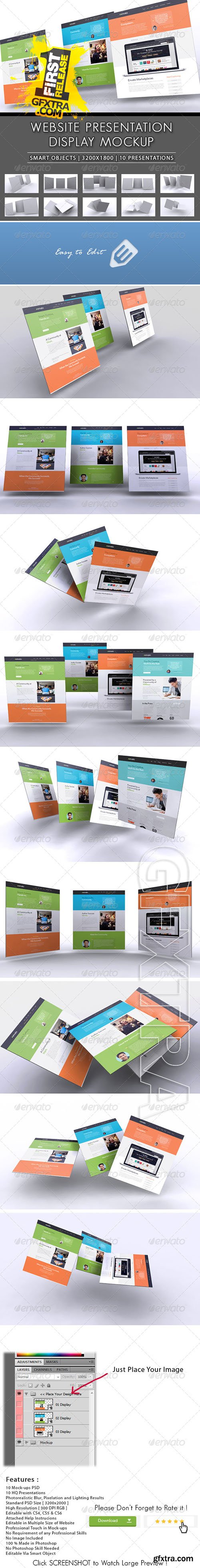 Graphicriver - 3D Website Presentation Mockup 8465536