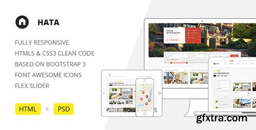 ThemeForest - HATA v1.0 - Real Estate Template - 13527973