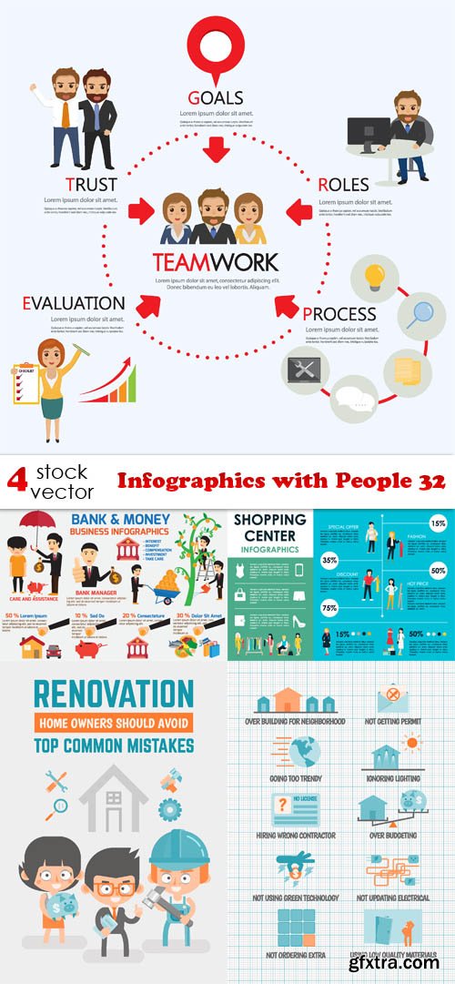 Vectors - Infographics with People 32