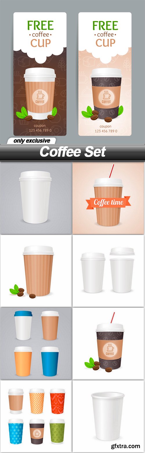 Coffee Set - 9 EPS