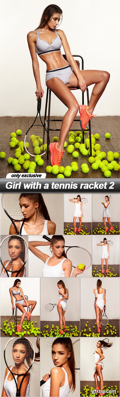 Girl with a tennis racket 2 - 12 UHQ JPEG