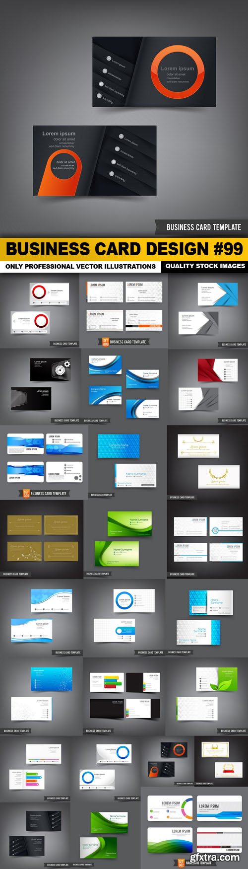 Business Card Design #99 - 25 Vector