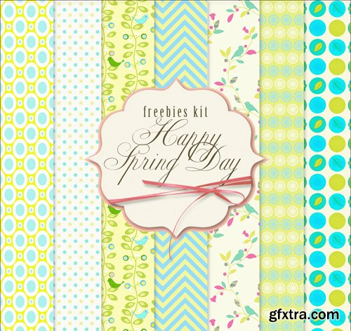 Decorative Background Textures - Happy Spring Day