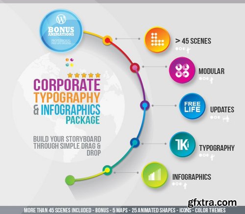 Videohive Corporate Typography & Infographics Pack 7702943