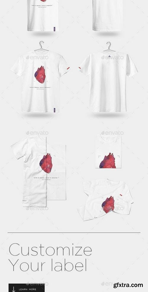 Graphicriver T-shirt Generator 7 in 1 Mock-up 11679368