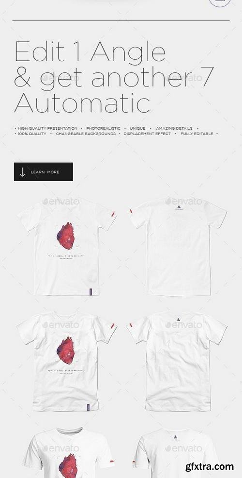 Graphicriver T-shirt Generator 7 in 1 Mock-up 11679368