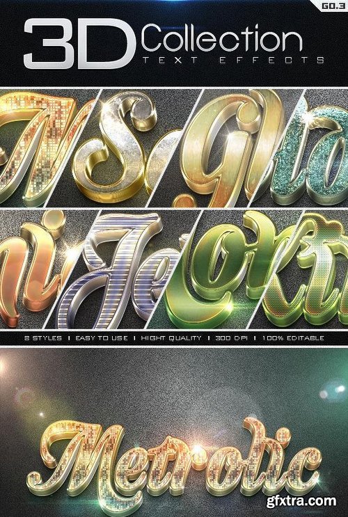 Graphicriver 3D Collection Text Effects GO.3 8896234