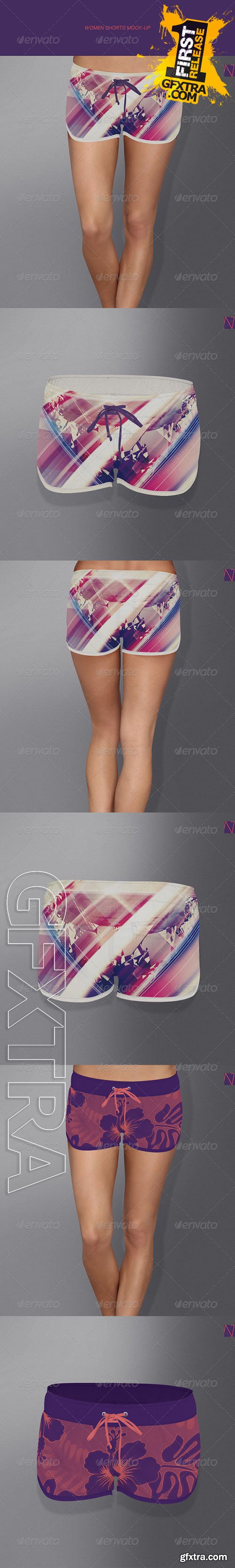 Graphicriver - Women Shorts Mock-up 7707869