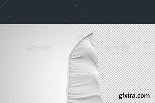 Graphicriver Feather / Bow / Sail Flag Mockup 11557451