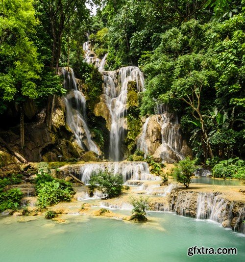 Tropical waterfall 1-8 UHQ JPEG