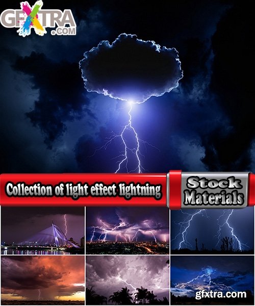 Collection of light effect lightning natural phenomenon nature night 25 HQ Jpeg