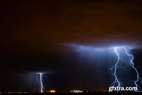 Collection of light effect lightning natural phenomenon nature night 25 HQ Jpeg