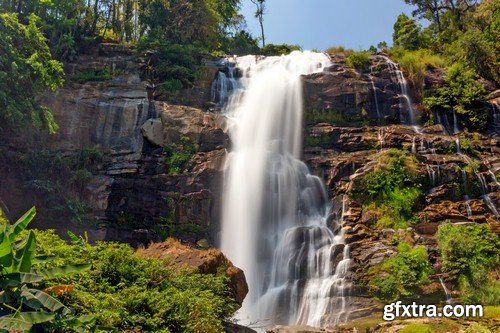 Tropical waterfall 1-8 UHQ JPEG