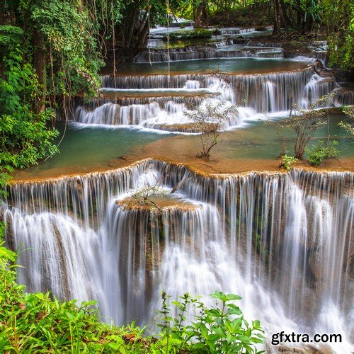 Tropical waterfall 1-8 UHQ JPEG