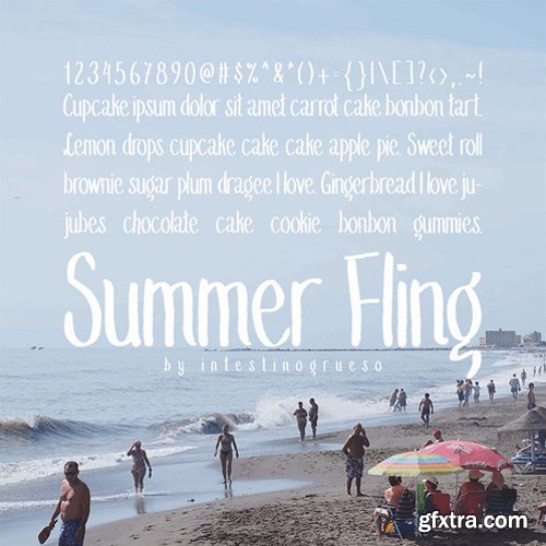 Summer Fling Medium Font