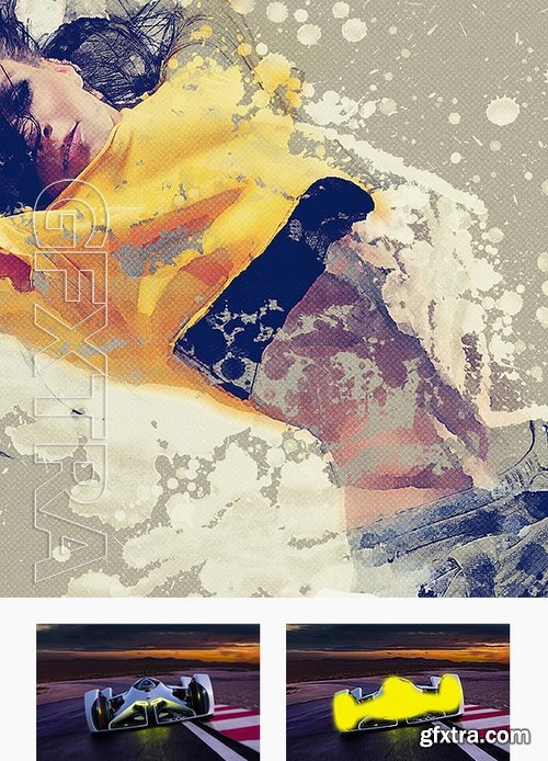 GraphicRiver - Splash Art Photoshop Action 16708949