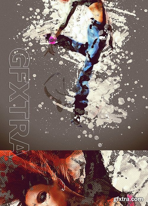 GraphicRiver - Splash Art Photoshop Action 16708949