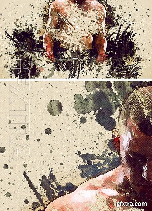 GraphicRiver - Splash Art Photoshop Action 16708949