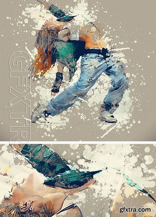 GraphicRiver - Splash Art Photoshop Action 16708949