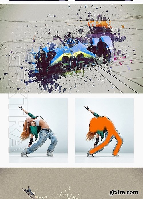 GraphicRiver - Splash Art Photoshop Action 16708949