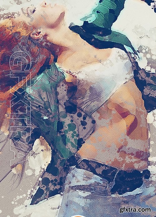 GraphicRiver - Splash Art Photoshop Action 16708949