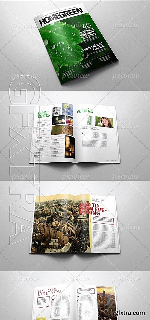 A4 Letter Indesign Magazine Template V01 3367