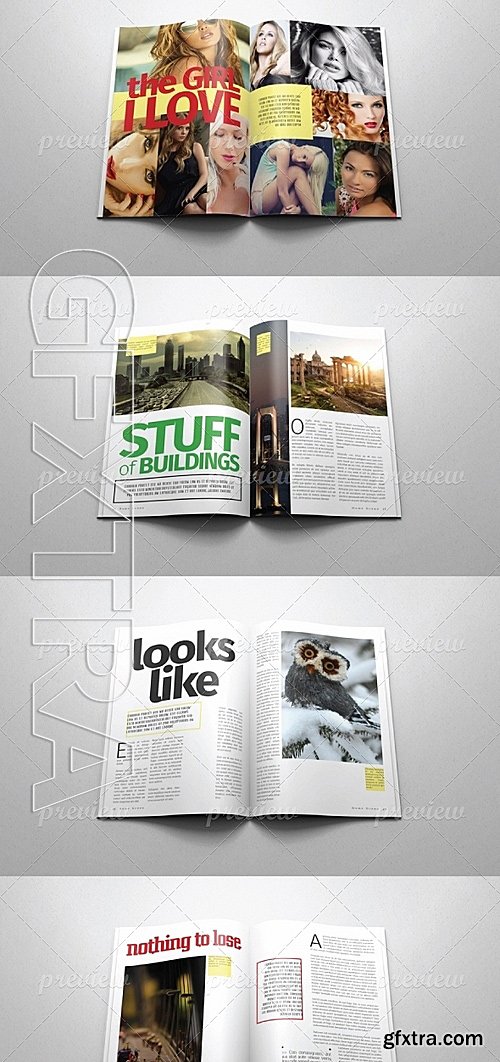 A4 Letter Indesign Magazine Template V01 3367