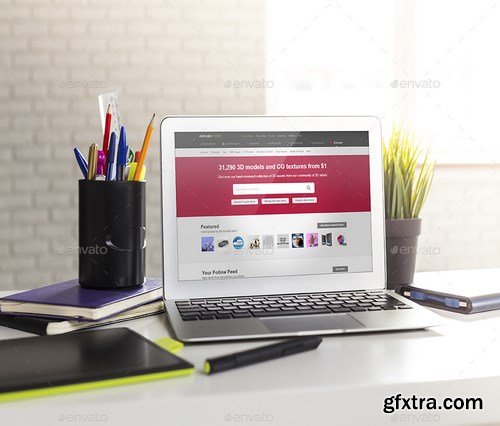 GraphicRiver - Realistic Laptop Mockup 16767615