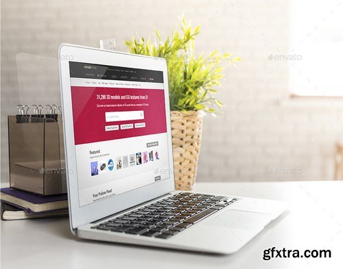 GraphicRiver - Realistic Laptop Mockup 16767615