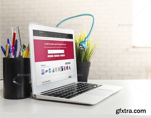 GraphicRiver - Realistic Laptop Mockup 16767615