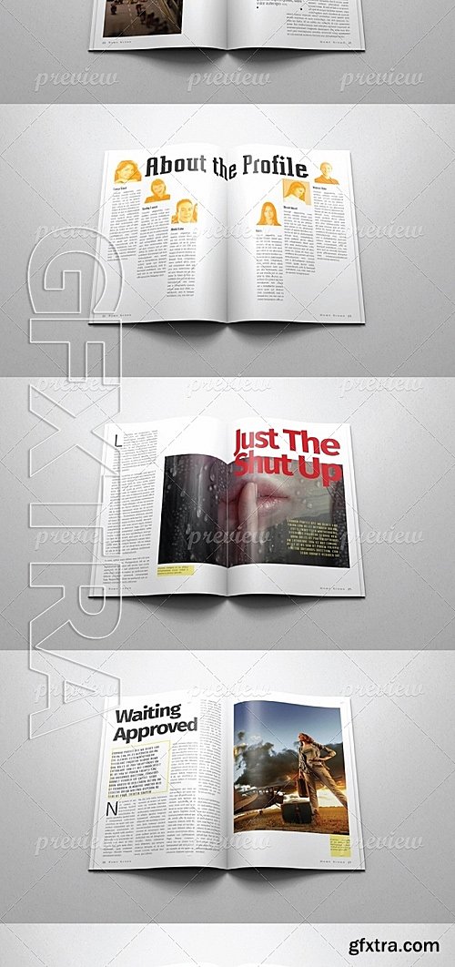 A4 Letter Indesign Magazine Template V01 3367