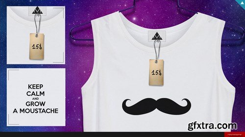 CreativeMarket - Tank Shirt On 5 Stages Mock-up 753234