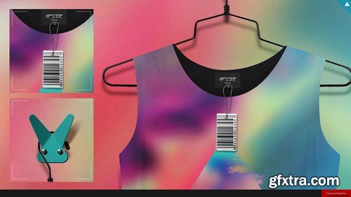 CreativeMarket - Tank Shirt On 5 Stages Mock-up 753234