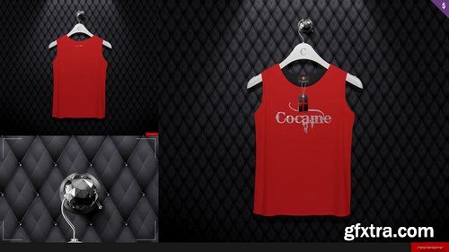 CreativeMarket - Tank Shirt On 5 Stages Mock-up 753234