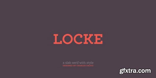 Locke Font Family $90