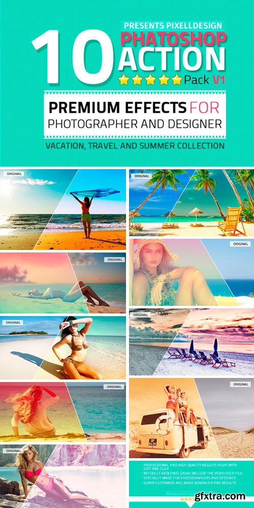 CM 222530 - 10 Photoshop Action Pack