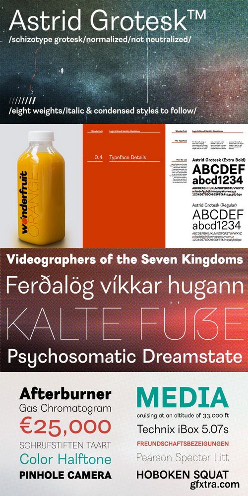 Astrid Grotesk Font Family $150