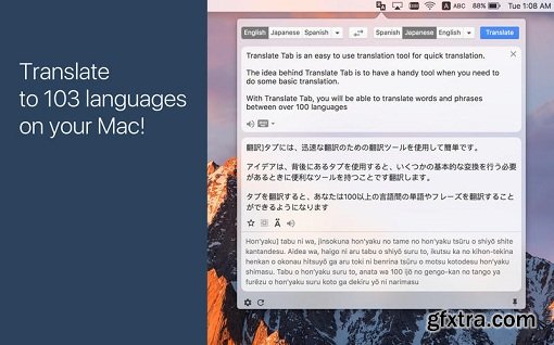 Translate Tab 2.0 (Mac OS X)