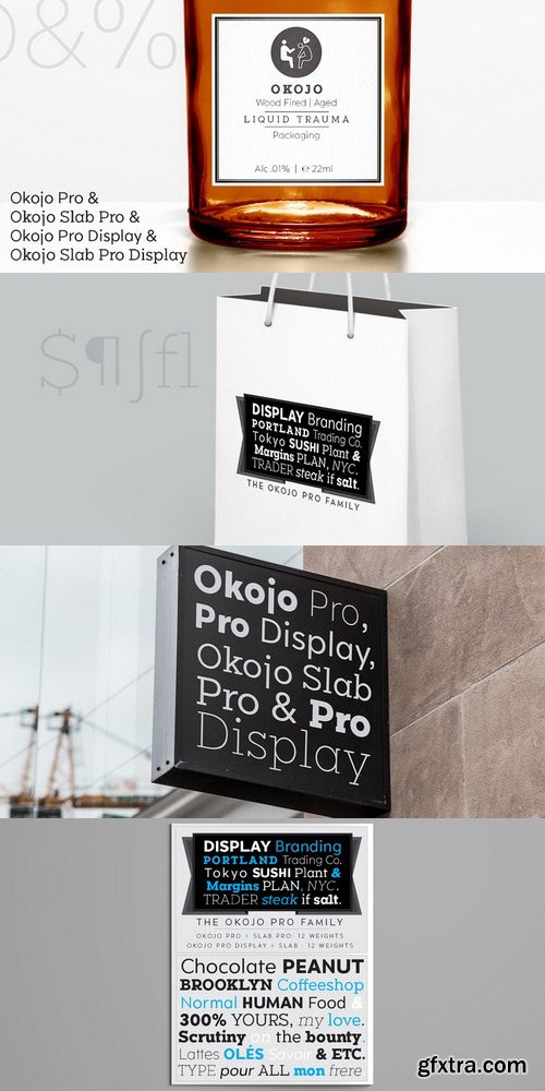 Okojo Pro Font Family $360